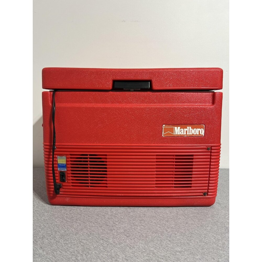 Vintage Marlboro Coleman Electric Cooler Model 5292 12V DC Car Thermoelectric